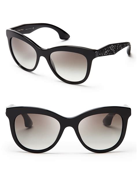 miu miu sunglassses|miu miu sunglasses cat eye.